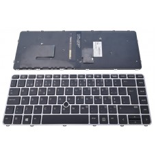 Teclado HP EliteBook 745 G3 | 745 G4 | 840 G3 | 840 G4 | 848 G3 | 848 G4 Retroiluminado C/ Track Stick - Moldura Prata Teclado HP EliteBook 745 G3 | 745 G4 | 840 G3 | 840 G4 | 848 G3 | 848 G4 Retroiluminado C/ Track Stick - Moldura Prata